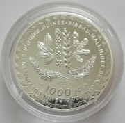 Westafrikanische Staaten 1000 Francs 2004...