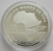 Brazil 5 Reais 2010 Football World Cup in South Africa Silver