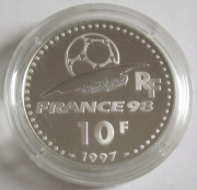 Frankreich 10 Francs 1997 Fußball-WM England