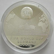 Nauru 10 Dollars 2007 Fußball-WM in Deutschland