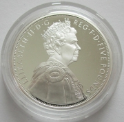 United Kingdom 5 Pounds 2012 Diamond Jubilee Silver Proof