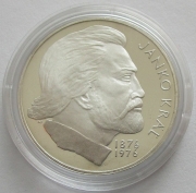 Czechoslovakia 100 Korun 1976 Janko Kral Silver Proof