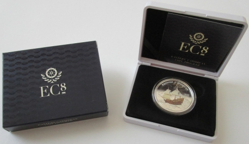 Antigua & Barbuda 2 Dollars 2020 EC8 Rum Runner Koloriert