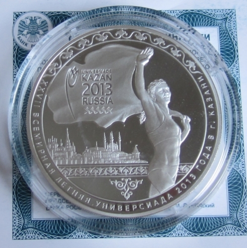 Russland 3 Rubel 2013 Universiade Kazan