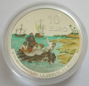 Spain 10 Euro 2021 500 Years Circumnavigation Spice Islands Silver