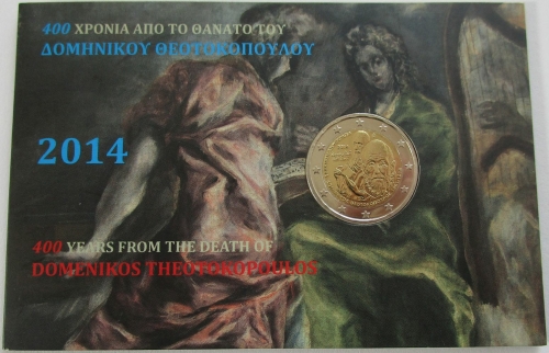 Griechenland 2 Euro 2014 Domenikos Theotokopoulos BU