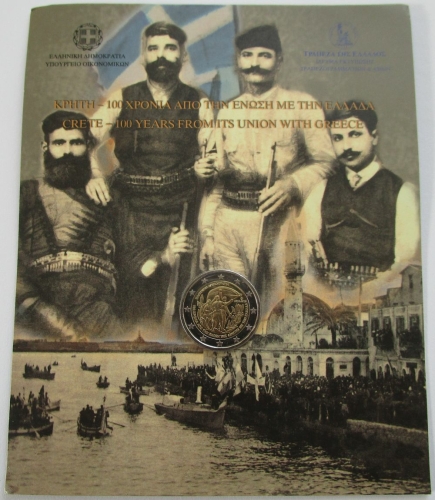 Griechenland 2 Euro 2013 100 Jahre Kreta BU