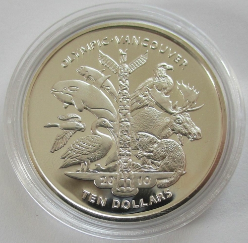 Sierra Leone 10 Dollars 2010 Olympia Vancouver
