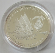 Cuba 10 Pesos 1996 Ships Amerigo Vespucci Silver