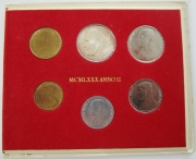 Vatican Coin Set 1980