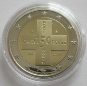 Belgium 2 Euro 2014 150 Years Red Cross Proof