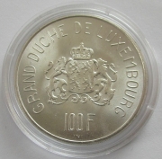 Luxembourg 100 Francs 1963 1000 Years County Silver