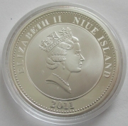 Niue 1 Dollar 2011 Royal Wedding Prince William & Catherine Middleton Silver