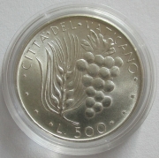 Vatikan 500 Lire 1975 Weintrauben & Gerstenähre