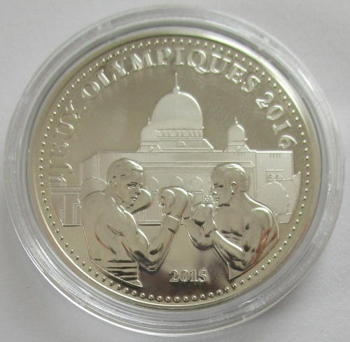 Niger 1000 Francs 2015 Olympia Rio de Janeiro Boxen