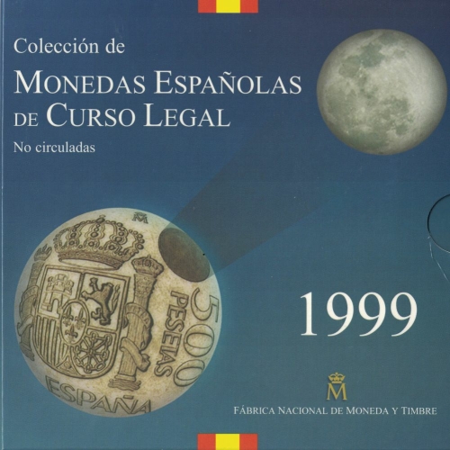 Spain Coin Set 1999 Pesetas