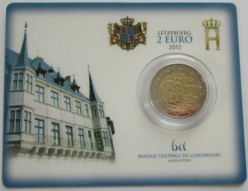 Luxemburg 2 Euro 2012 Großherzog Guillaume IV. BU