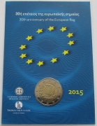 Griechenland 2 Euro 2015 30 Jahre Europaflagge BU