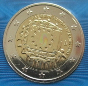 Griechenland 2 Euro 2015 30 Jahre Europaflagge BU