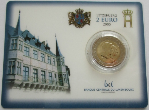 Luxembourg 2 Euro 2005 Grand Dukes Henri & Adolphe BU