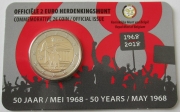 Belgium 2 Euro 2018 50 Years May 1968 BU