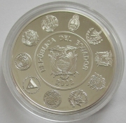 Ecuador 25000 Sucres 2002 Ibero-America Ships Raft Silver