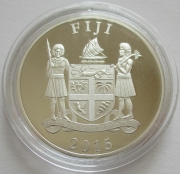 Fiji 10 Dollars 2015 Olympics Rio de Janeiro Hockey Silver