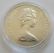 Isle of Man 1 Crown 1978 25 Jahre Krönung Queen...