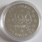 France 100 Francs = 15 ECU 1994 Basilica di San Marco in...