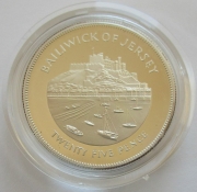 Jersey 25 Pence 1977 Silver Jubilee Silver Proof