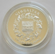 Gibraltar 25 Pence 1977 Silver Jubilee Silver Proof