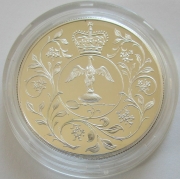 Großbritannien 1 Crown 1977 Silver Jubilee PP