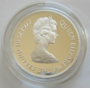 Falkland-Inseln 50 Pence 1977 Silver Jubilee PP