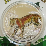 Nicaragua 100 Cordobas 2018 Wildlife Jaguar 1 Oz Silver