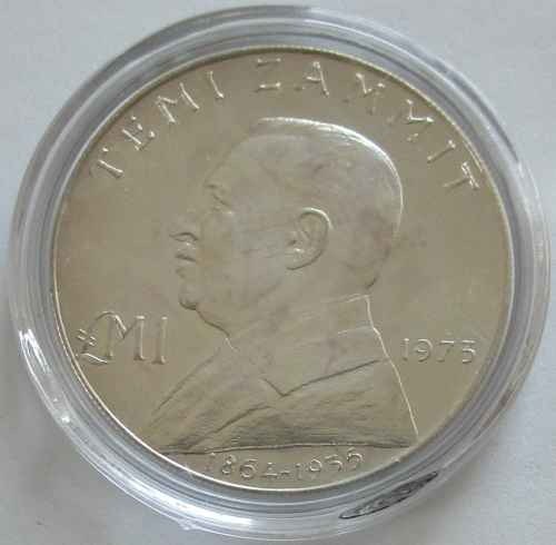 Malta 1 Liri 1973 Temi Zammit Silver