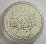 Frankreich 10 Francs 1985 Victor Hugo PP (lose)