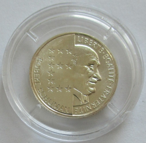 France 10 Francs 1986 Robert Schuman Silver BU