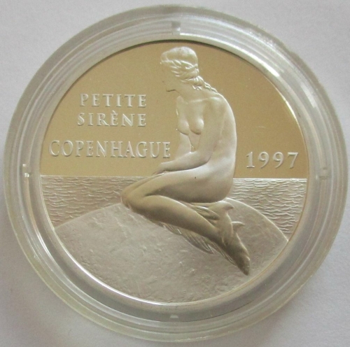 Frankreich 100 Francs 1997 Monumente Kleine Meerjungfrau in Kopenhagen