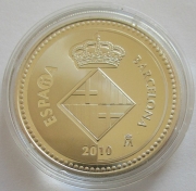 Spain 5 Euro 2010 Province Capitals Barcelona Silver