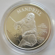 Cameroon 500 Francs 2021 Mandrill 1 Oz Silver