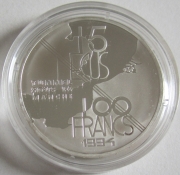 Frankreich 100 Francs 1994 Eröffnung Eurotunnel