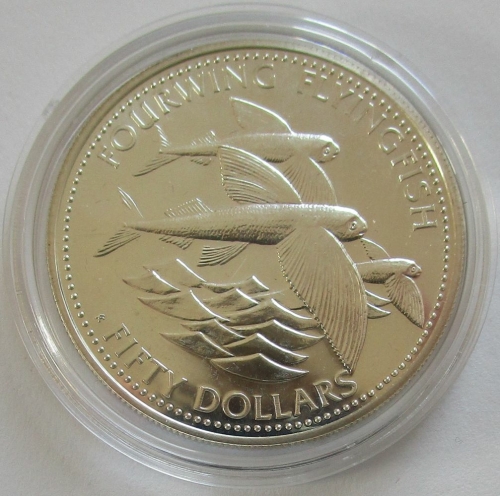 Barbados 50 Dollars 1984 FAO Weltfischereikonferenz in Rom
