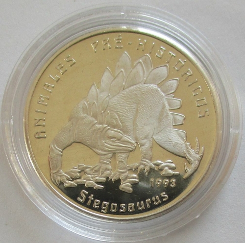 Guinea-Bissau 10000 Pesos 1993 Dinosaurier Stegosaurus