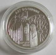 France 6.55957 Francs 1999 Art Gothique Silver