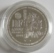 France 6.55957 Francs 1999 Art Gothique Silver