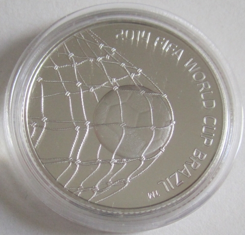 Israel 2 New Sheqalim 2013 Football World Cup in Brazil Silver