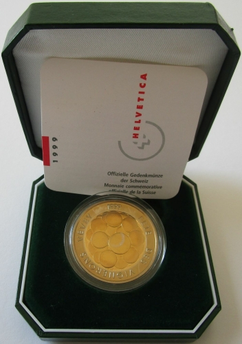 Switzerland 5 Franken 1999 Fête des Vignerons Vevey Proof