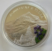Palau 5 Dollars 2010 Mountains & Flora Alpspitze Silver