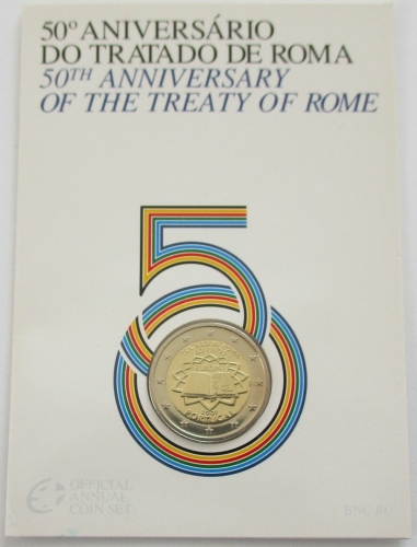 Portugal 2 Euro 2007 50 Jahre Römische Verträge BU