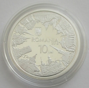 Rumänien 10 Lei 2012 10 Jahre Euro
